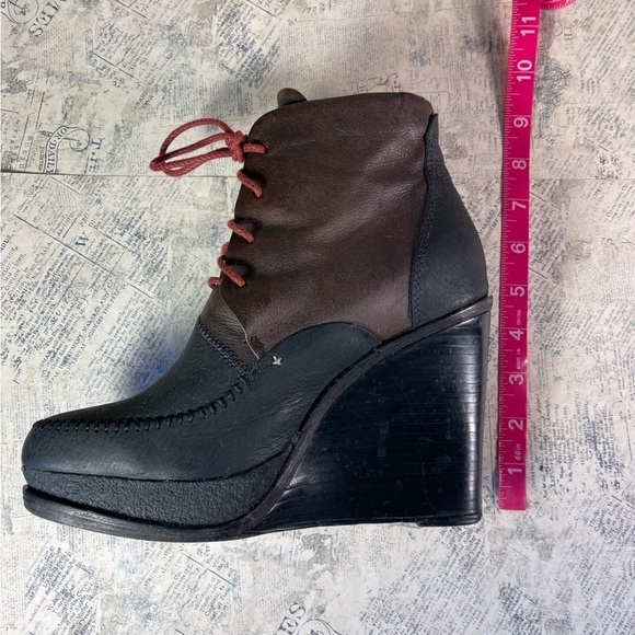 rag & bone Odval Two-Tone Desert Wedge Boots - Picture 11 of 11